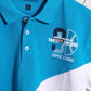 MENS PANEL POLO WITH GRAPHIC PRINT