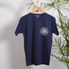 Men Crew Neck Oversize  T-Shirt with Graphic Print