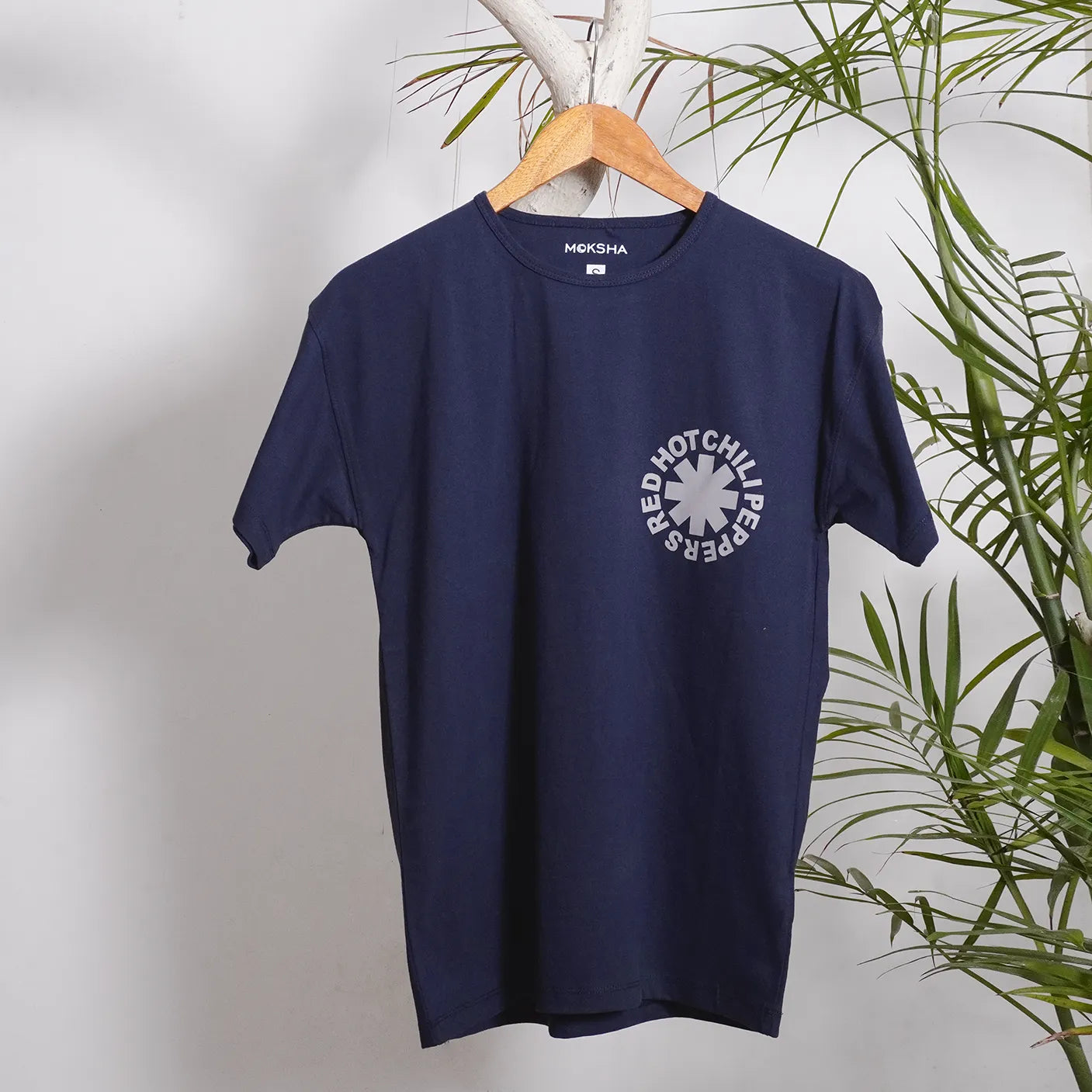 Men Crew Neck Oversize  T-Shirt with Graphic Print