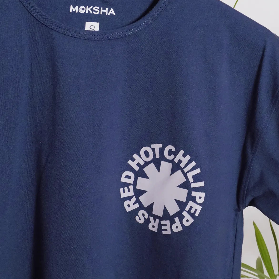 Men Crew Neck Oversize  T-Shirt with Graphic Print