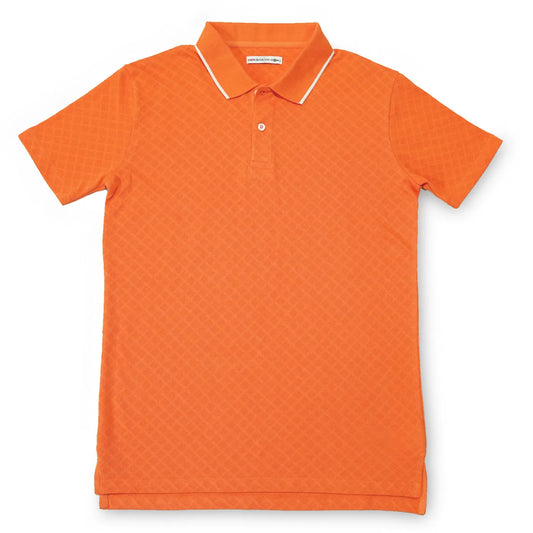 Mens  Jacquard Polo Shirt
