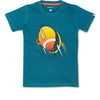 BOYS Crew Neck T-Shirt with Graphic Print