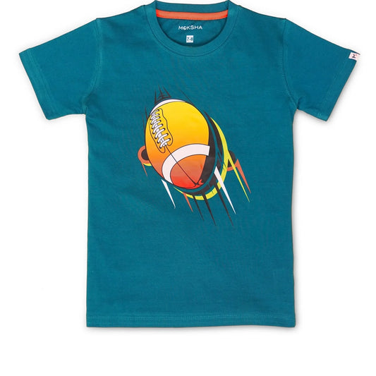 BOYS Crew Neck T-Shirt with Graphic Print