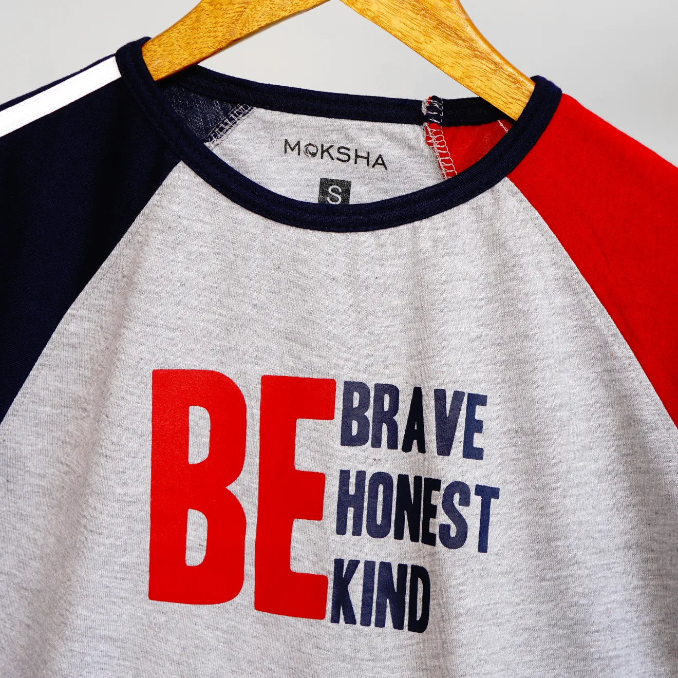 BE BRAVE FULL SLEEVE TEE