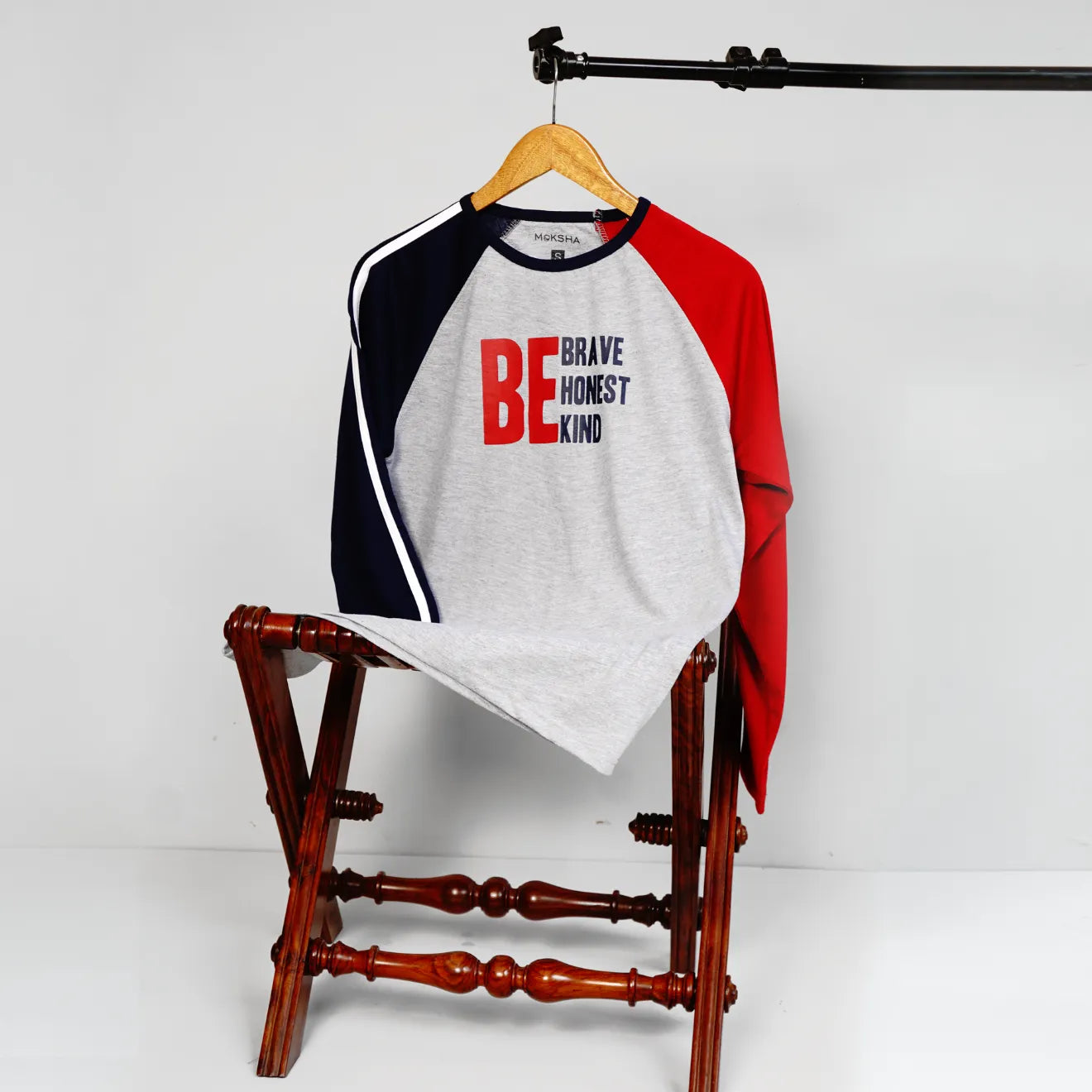 BE BRAVE FULL SLEEVE TEE