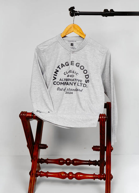 FULL SLEEVE VINTAGE HENLEY