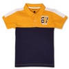 BOYS PANEL POLO WITH GRAPHIC PRINT