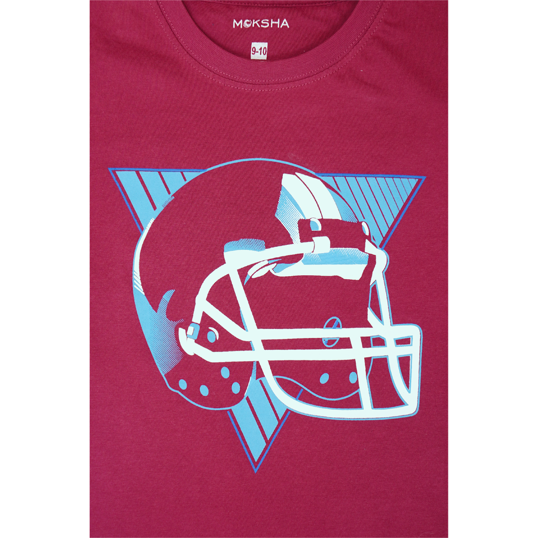 BOYS Crew Neck T-Shirt with Graphic Print