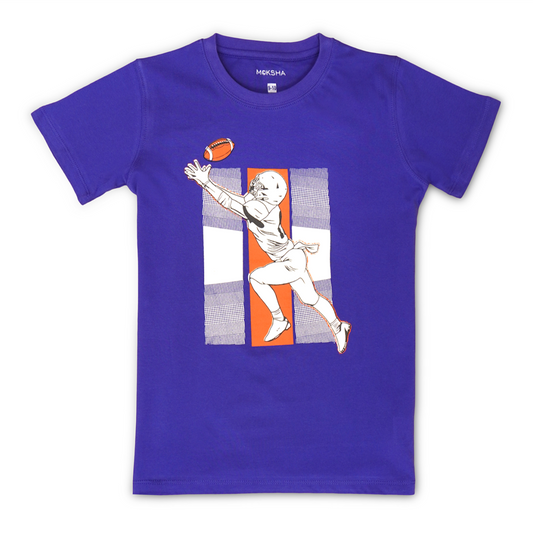BOYS Crew Neck T-Shirt with Graphic Print