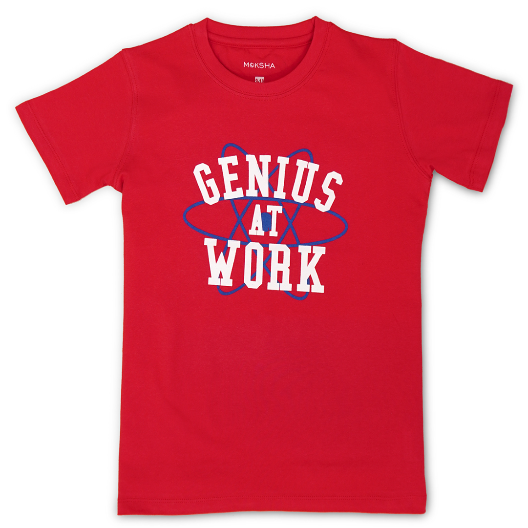 BOYS Crew Neck T-Shirt with Graphic Print