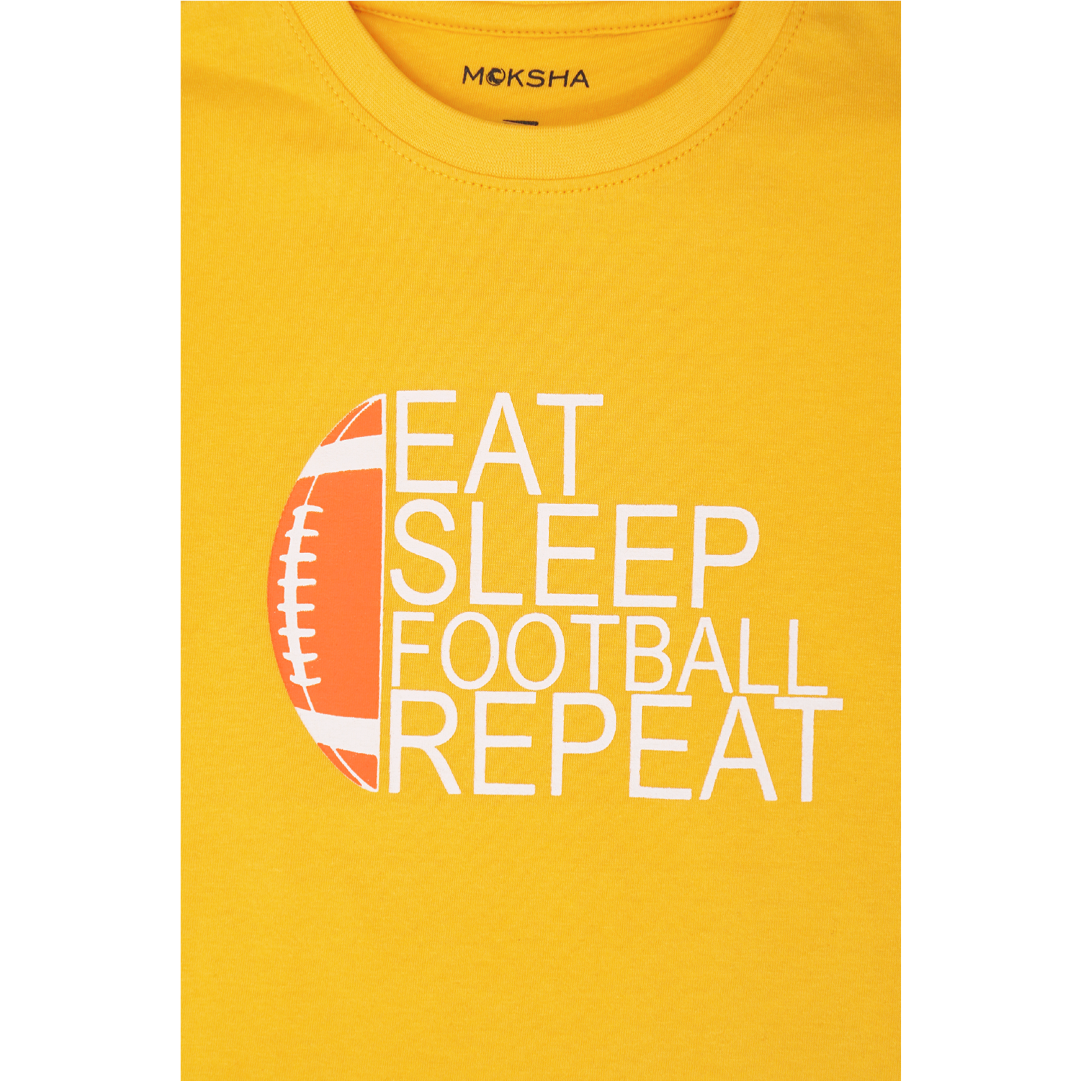 BOYS Crew Neck T-Shirt with Graphic Print