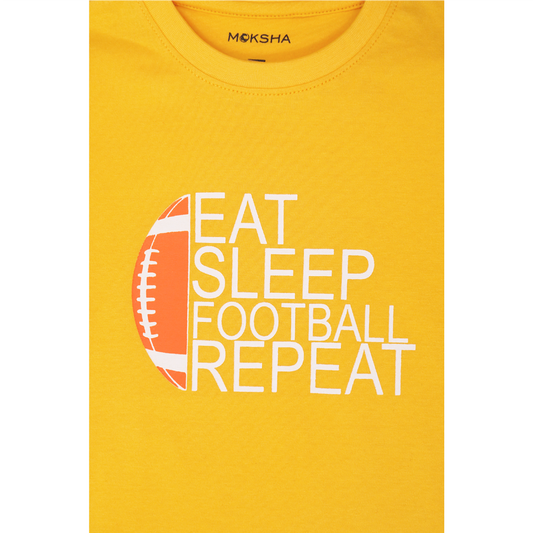 BOYS Crew Neck T-Shirt with Graphic Print