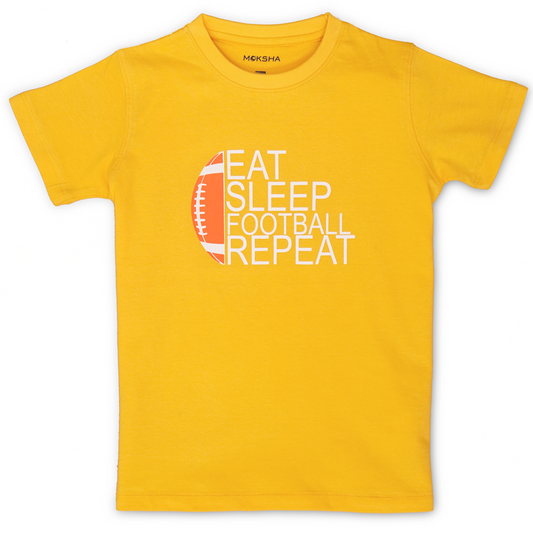 BOYS Crew Neck T-Shirt with Graphic Print