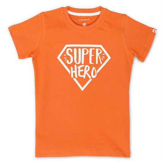 BOYS Crew Neck T-Shirt with Graphic Print