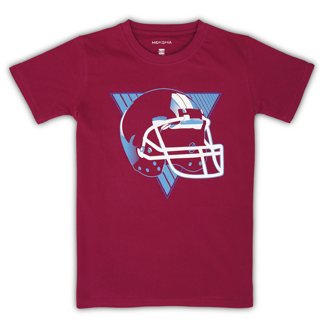 BOYS Crew Neck T-Shirt with Graphic Print