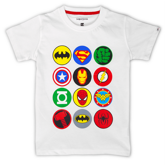 BOYS Crew Neck T-Shirt with Graphic Print