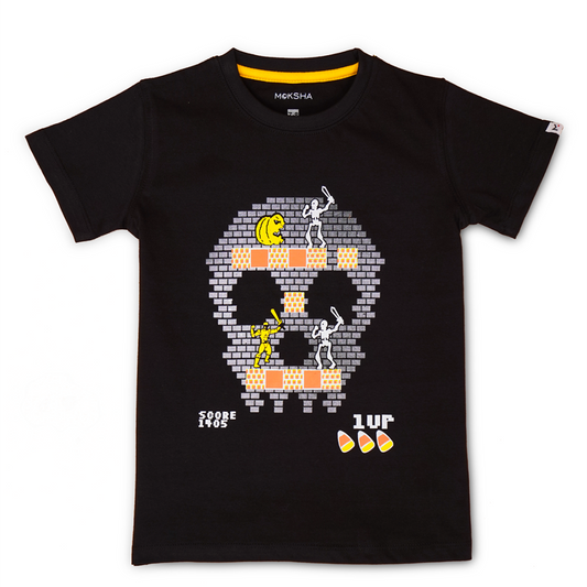 BOYS Crew Neck T-Shirt with Graphic Print