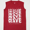 Sleeveless Tee With Graphic Print