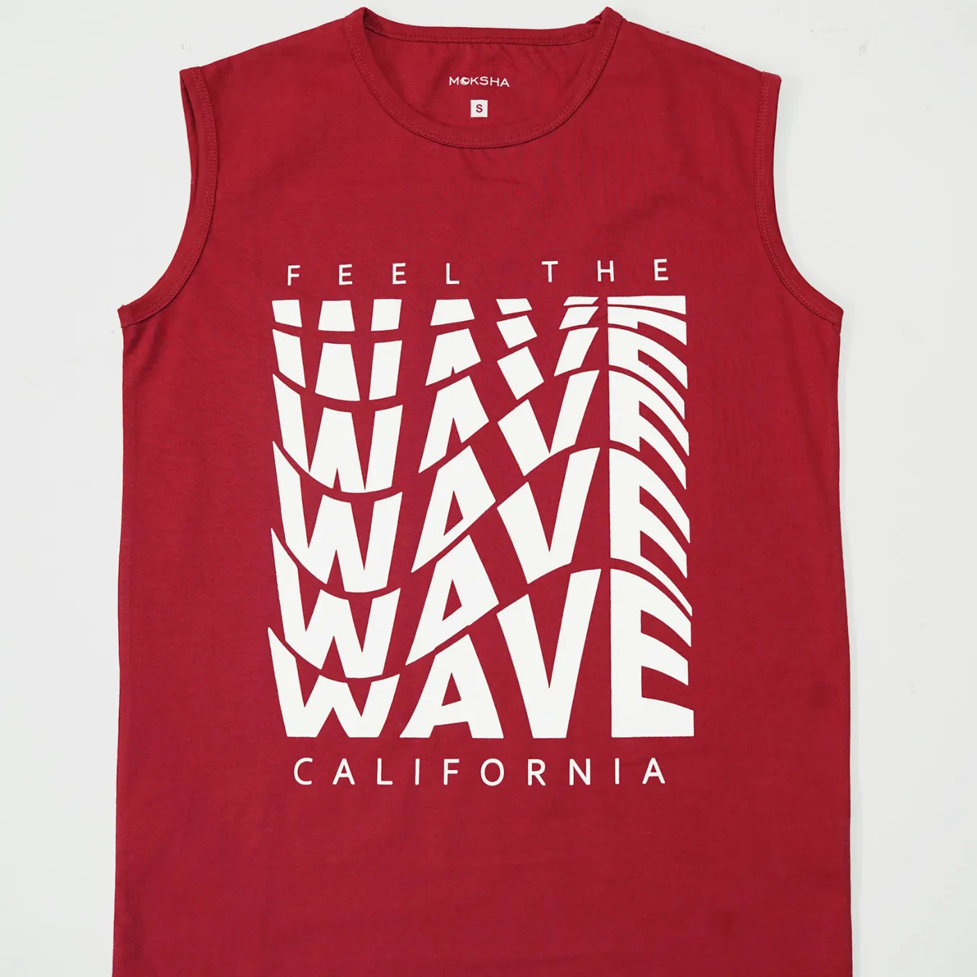 Sleeveless Tee With Graphic Print